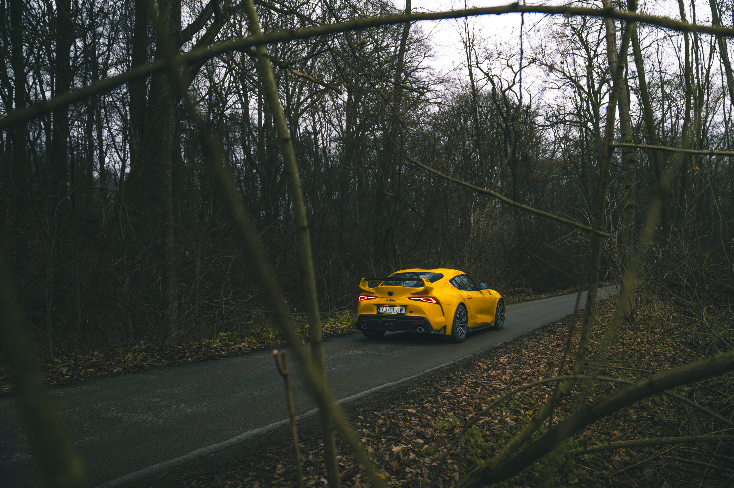 toyota supra a90 back view